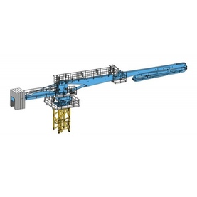 Распределительные стрелы Putzmeister MXG 50-4 на секциях кранов