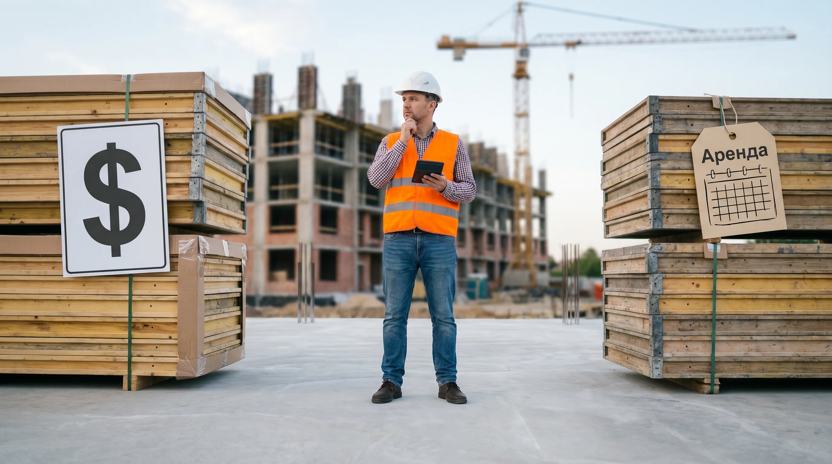 Выбор между арендой и покупкой опалубки напрямую влияет на бюджет и сроки монолитных работ.